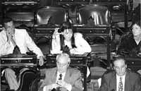 La diputada Cristina Fern&aacute;ndez de Kirchner fue uno de los pocos legisladores que se opusieron.