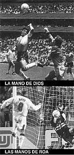 las manos de dios