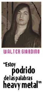 WALTER GIARDINO: HOMBRE DE TEMPLE