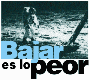 Bajar es lo peor