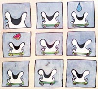 Comic suplicante