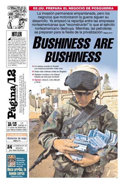 Tapa de la fecha 31-03-2003