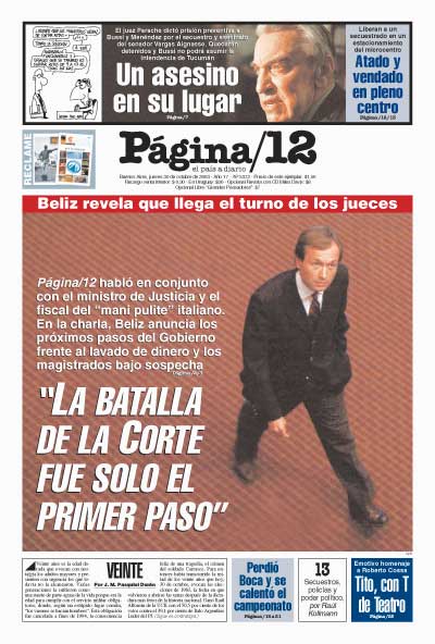 Tapa de la fecha 30-10-2003