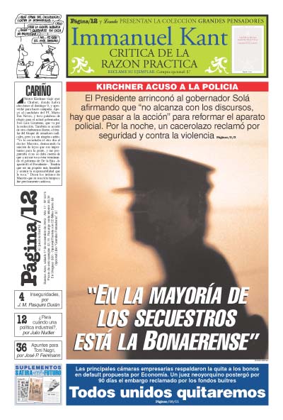 Tapa de la fecha 01-11-2003