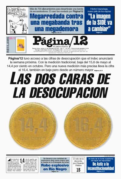 Tapa de la fecha 12-12-2003