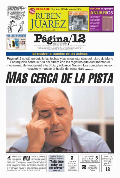 Tapa de la fecha 28-12-2003