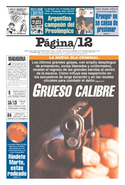 Tapa de la fecha 26-01-2004