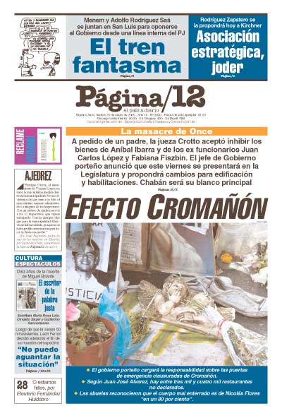 Tapa de la fecha 25-01-2005