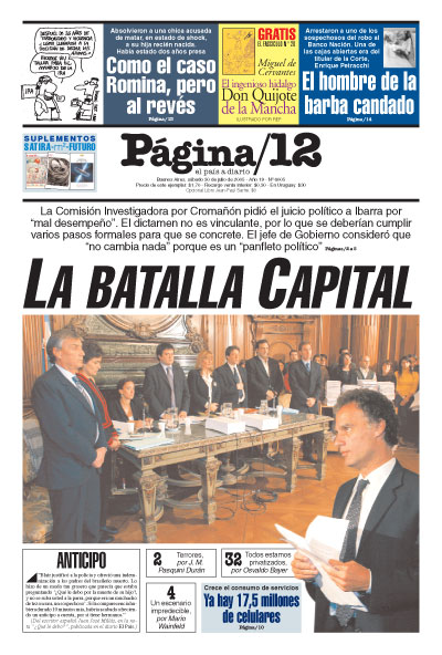 Tapa de la fecha 30-07-2005