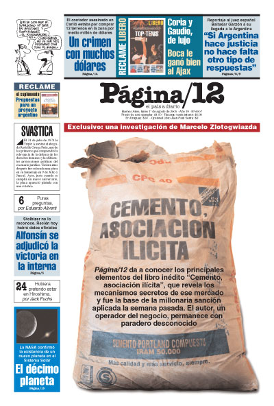 Tapa de la fecha 01-08-2005