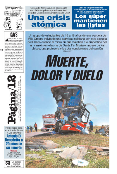 Tapa de la fecha 10-10-2006