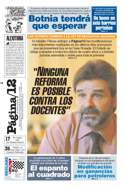 Tapa de la fecha 16-11-2006