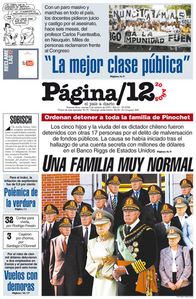 Tapa de la fecha 05-10-2007