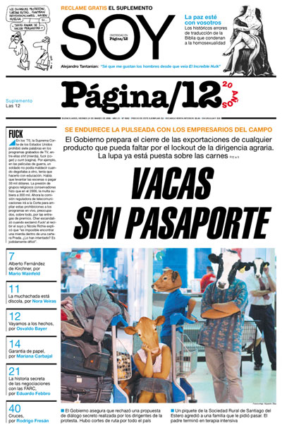 Tapa de la fecha 21-03-2008