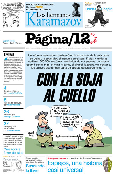 Tapa de la fecha 06-04-2008