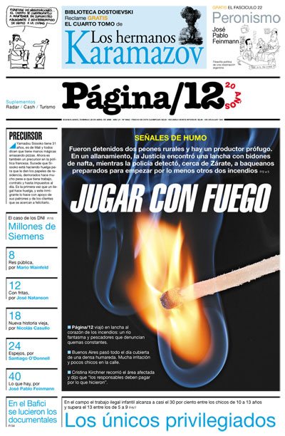 Tapa de la fecha 20-04-2008