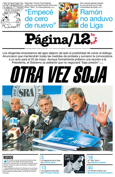 Tapa de la fecha 16-05-2008