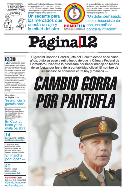 Tapa de la fecha 19-09-2008