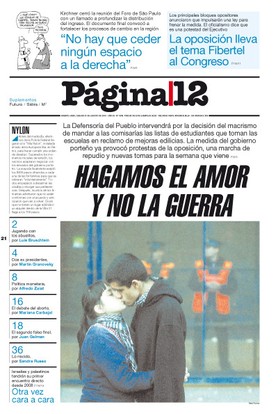 Tapa de la fecha 21-08-2010