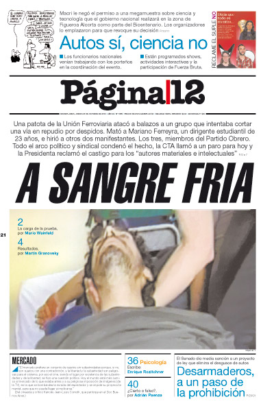 Tapa de la fecha 21-10-2010