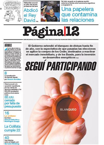 Tapa de la fecha 02-10-2013