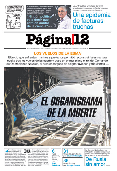 Tapa de la fecha 21-10-2014