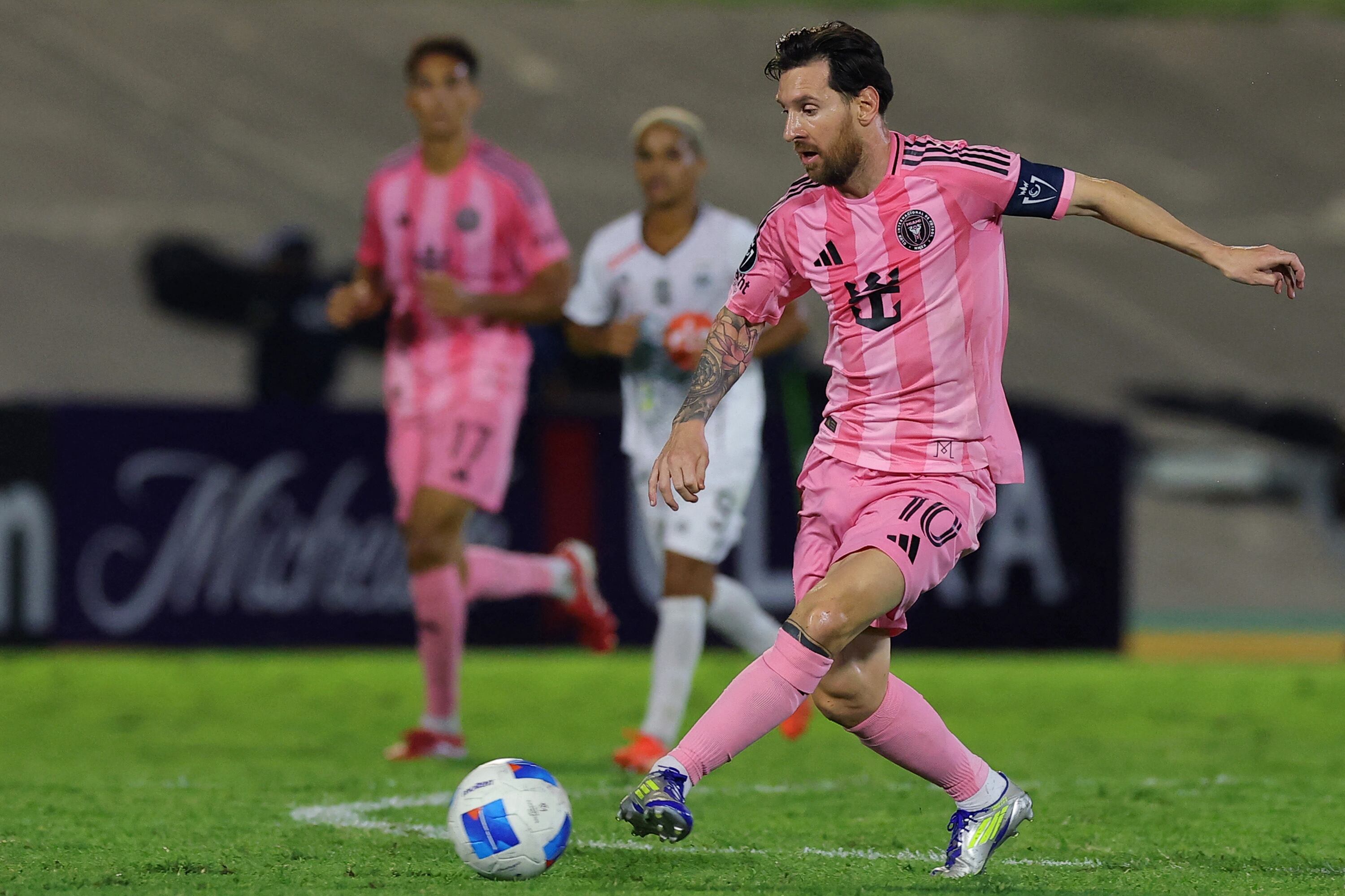 Lionel Messi en acción