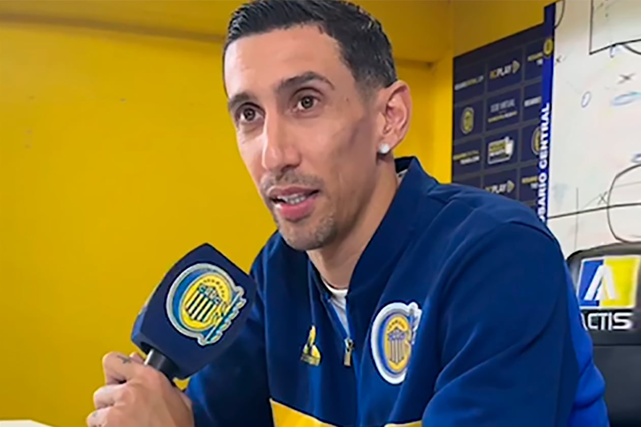 Angel Di María habló en conferencia de prensa sobre su presente en Central 