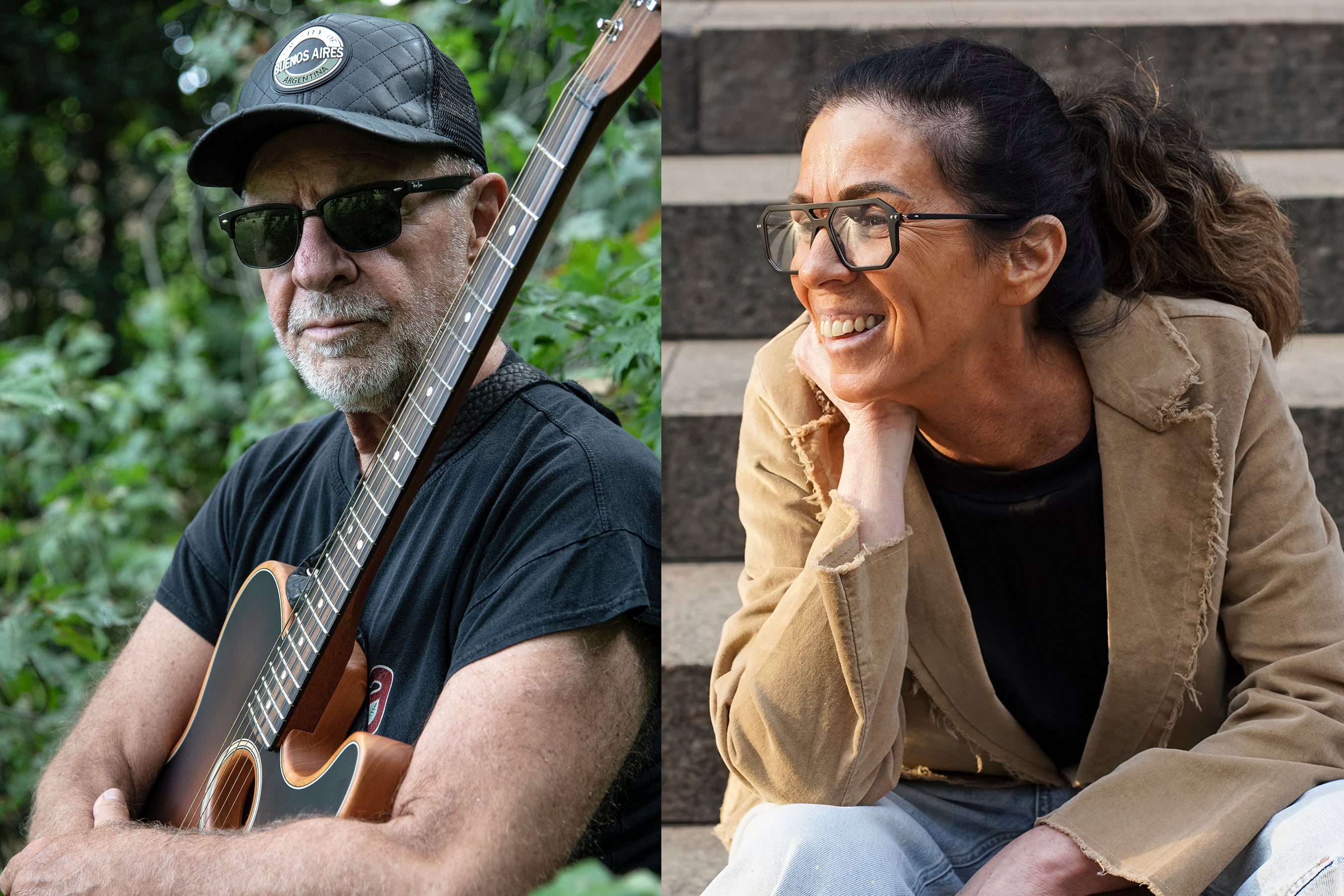 León Gieco y Yael Frankel, autores potenciados por el lenguaje del otro.