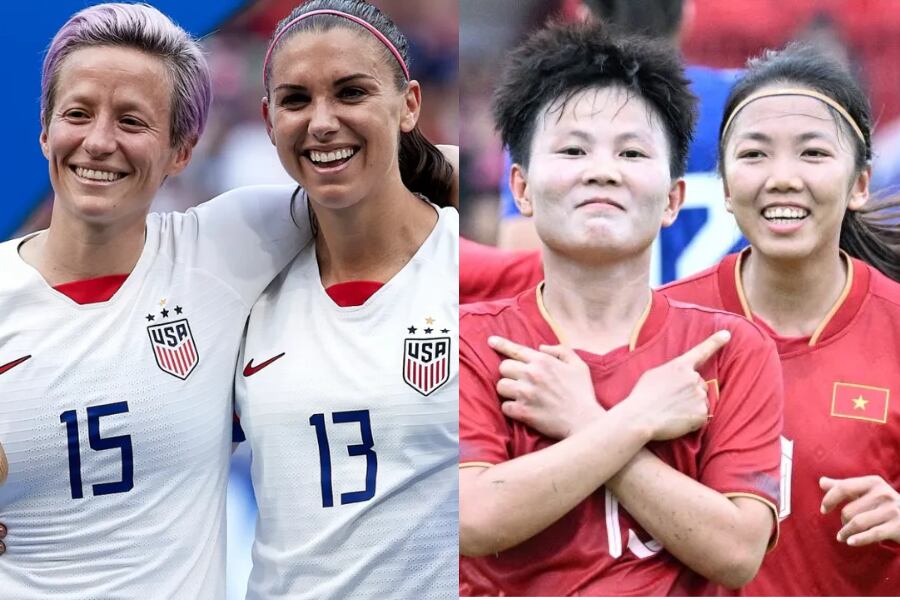 Megan Rapinoe y Alex Morgan, dos de las referentas de Estados Unidos.