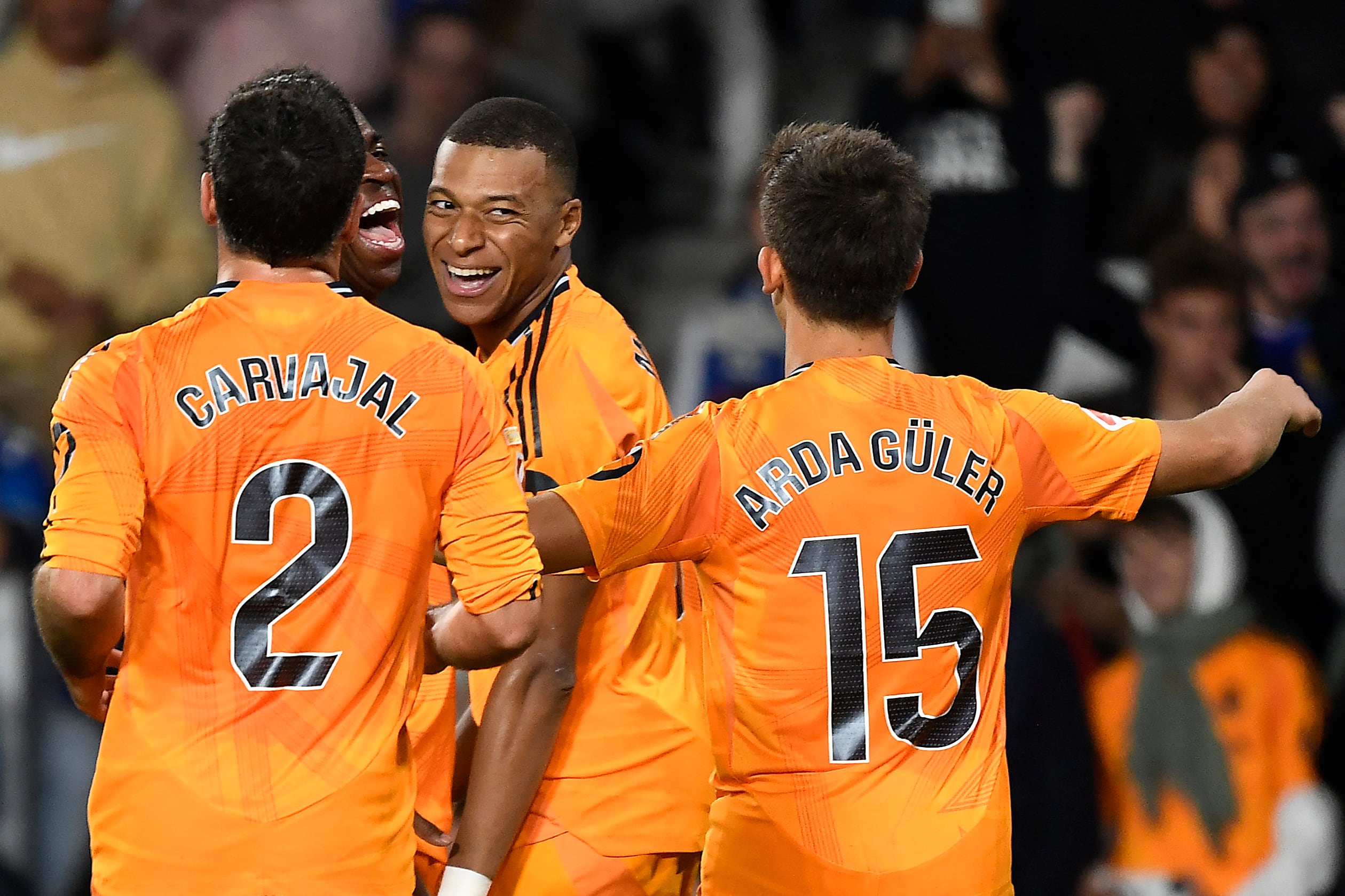 Todo Real Madrid celebra con Mbappé el éxito ante Real Sociedad