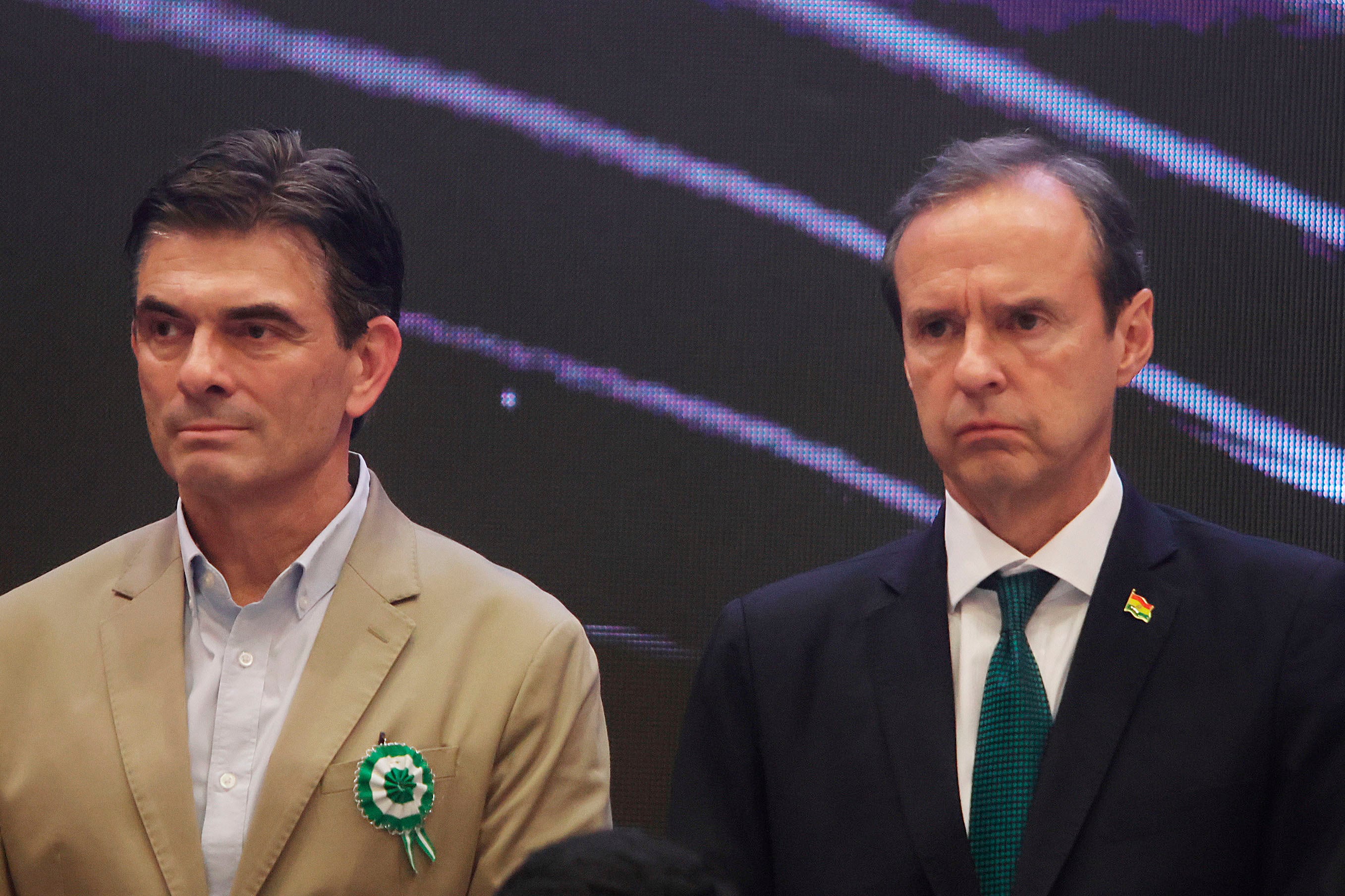 Rodrigo Paz y Jorge Tuto Quiroga. 