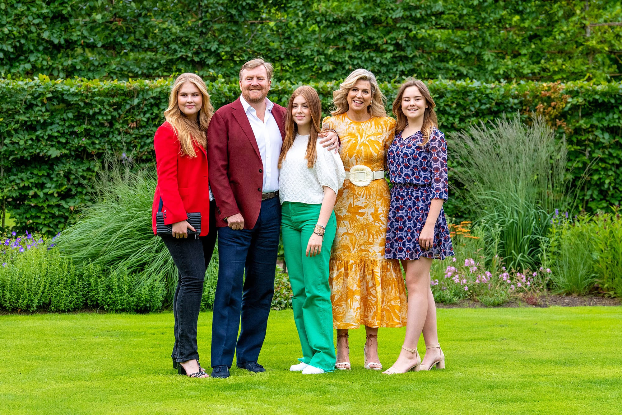 La familia real de los Países Bajos.