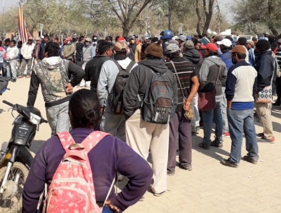 Referentes indígenas confluyeron ayer en Santa Victoria Este 
