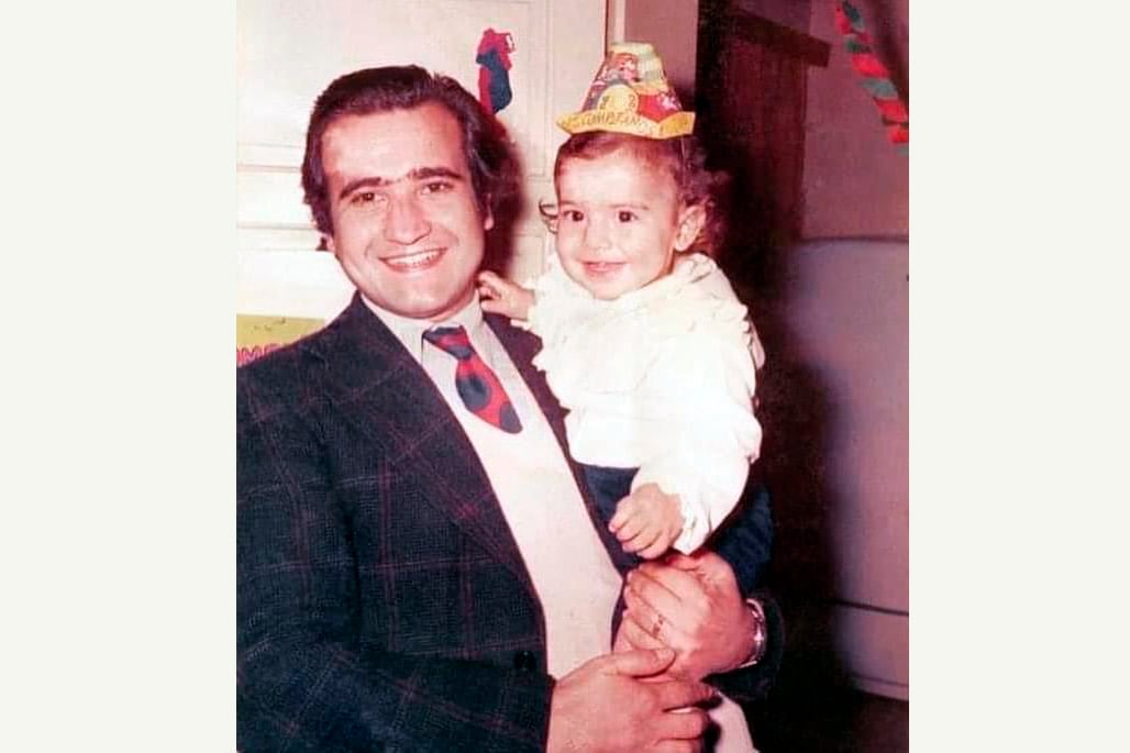 Carlos Moreno y su hijo Matías, actual subsecretario de Derechos Humanos de la Provincia. 