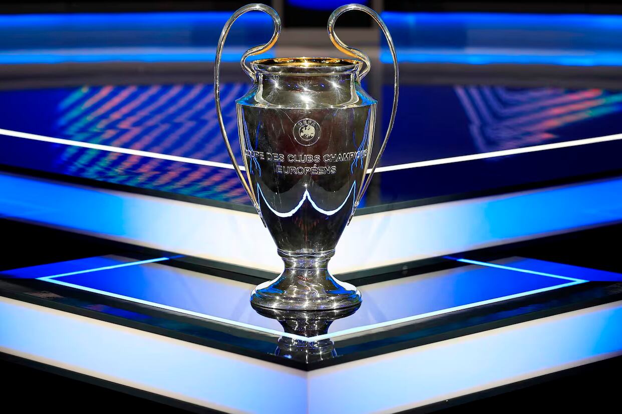 Trofeo de la Champions League. 