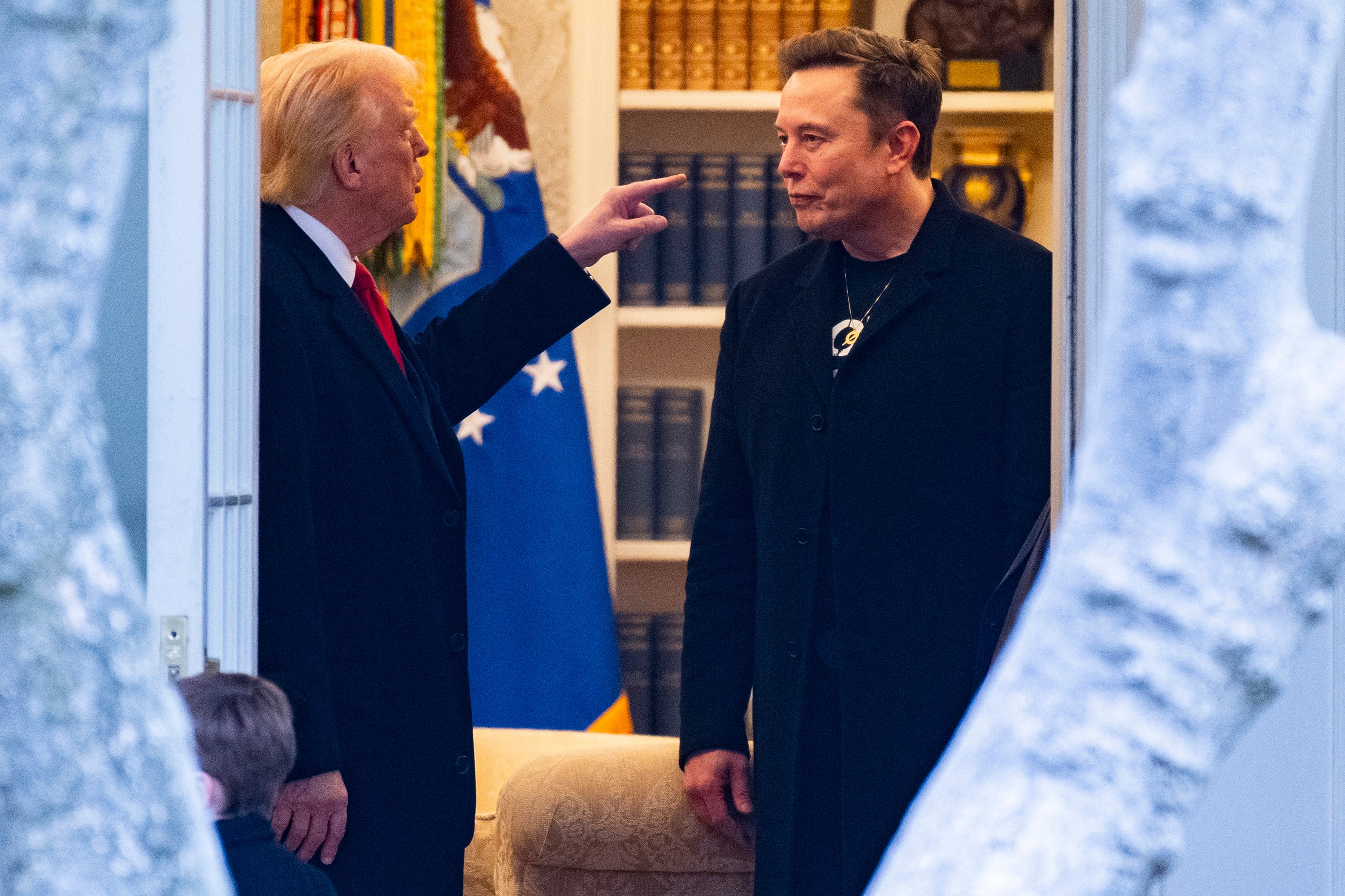 Donald Trump y Elon Musk en la Casa Blanca.