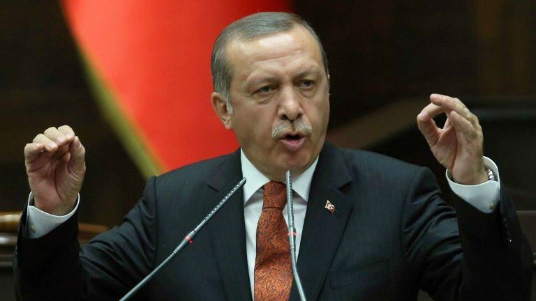 Erdogan endureció su postura de cara a las elecciones del 16 de abril.