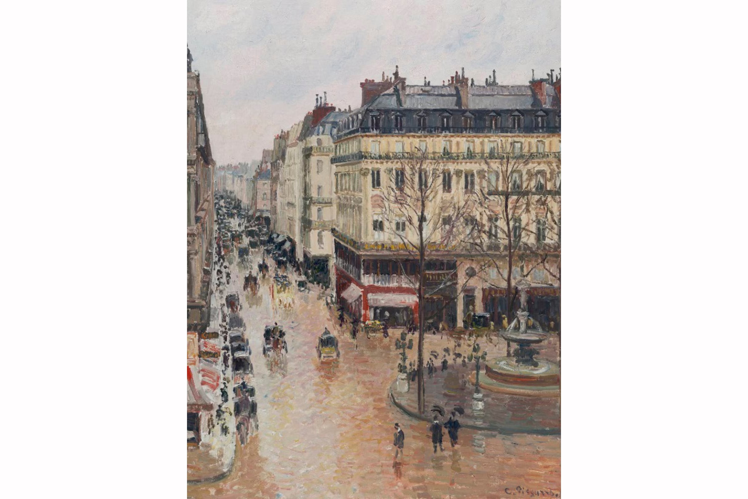 El cuadro de Camille Pisarro en la polémica.