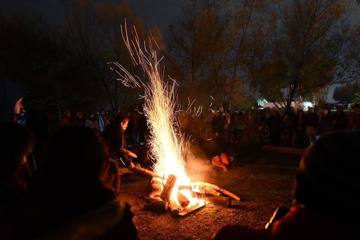 Inti Raymi en Punta Querandí. Imagen: Nicolás Parodi