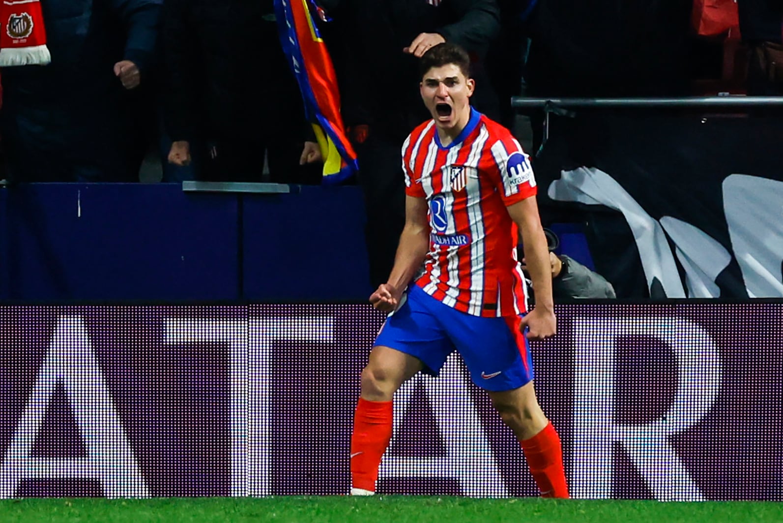 Julián Alvarez, determinante en la victoria del Aleti