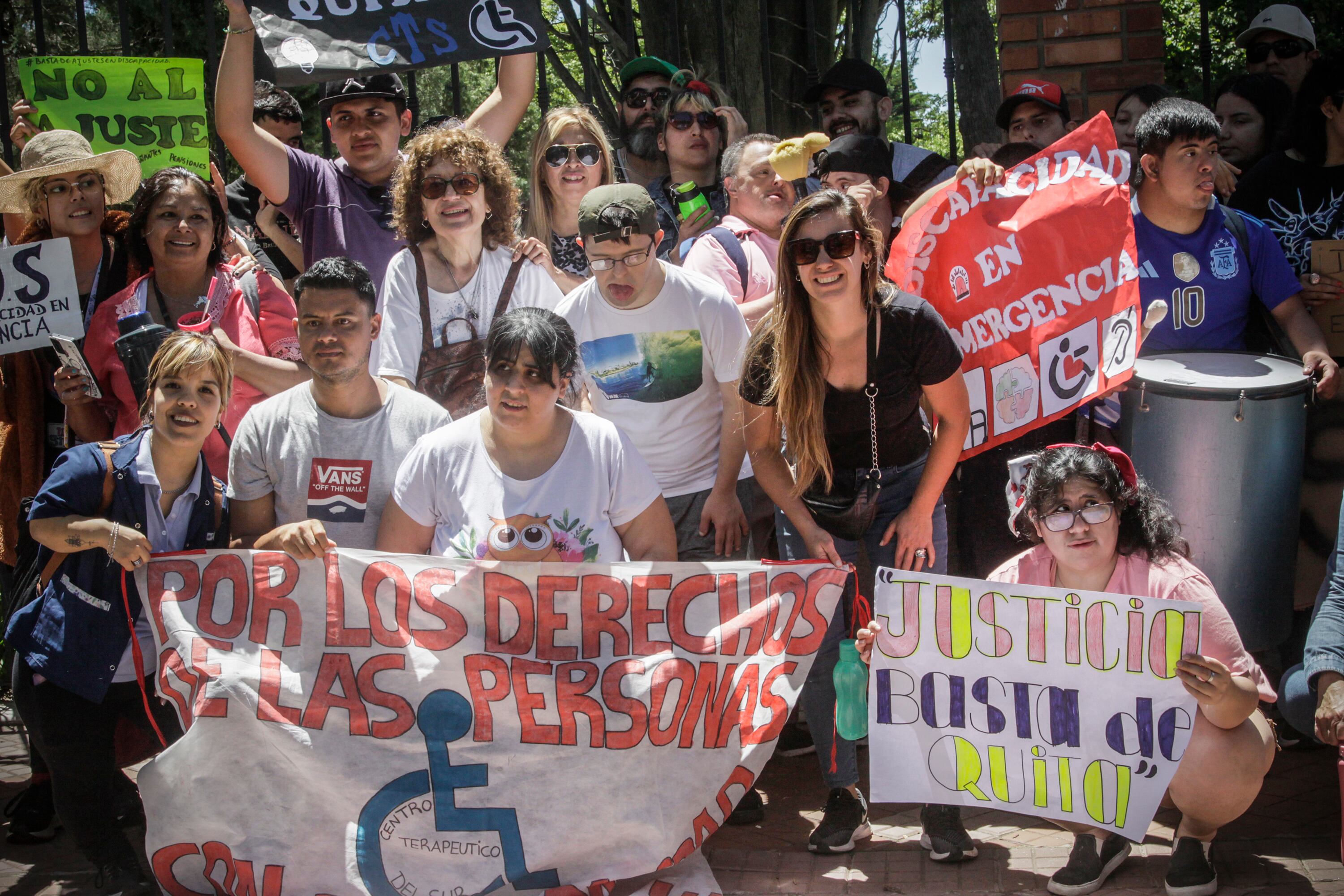 Los colectivos de personas con discapacidad, nuevamente en las calles. 