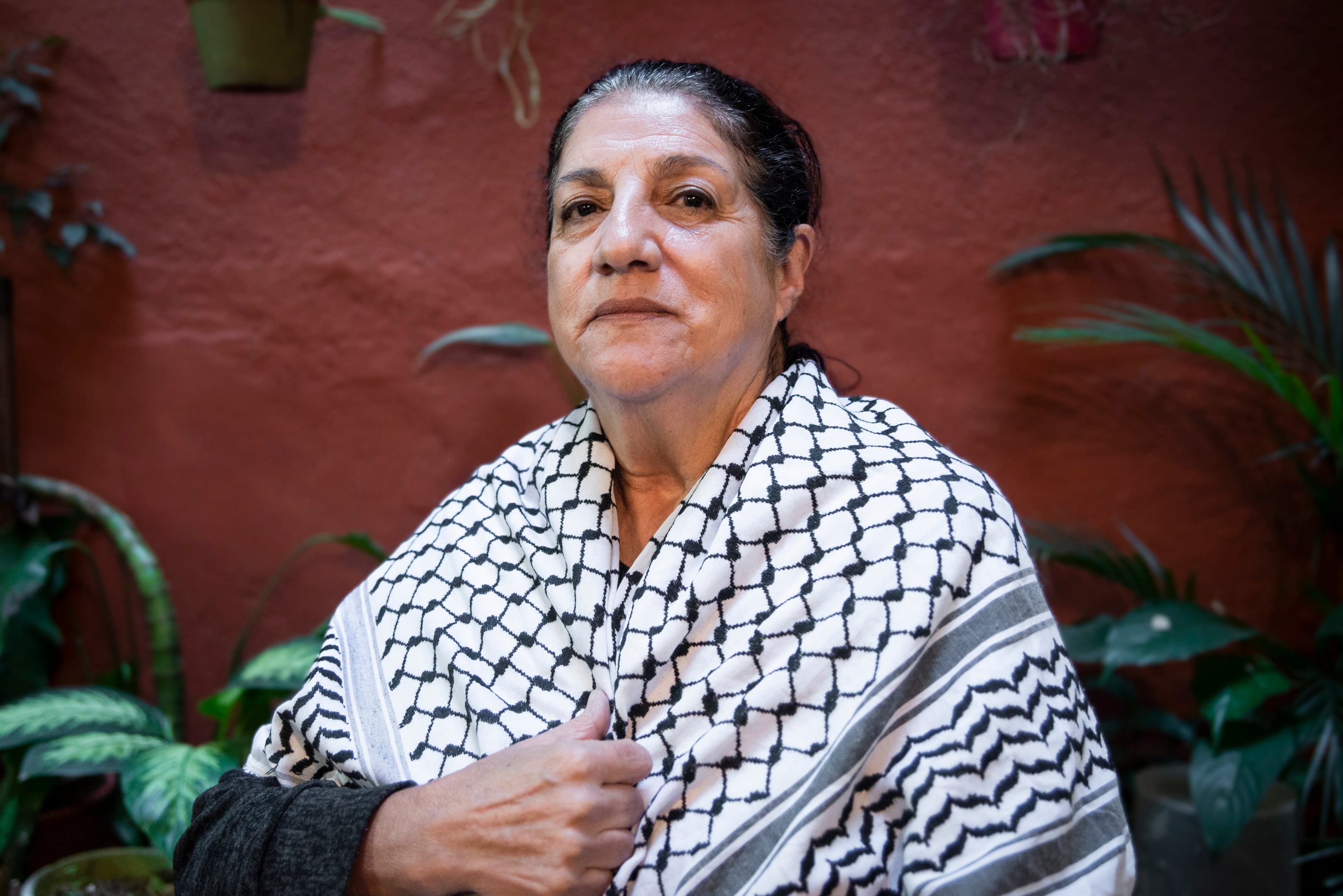 Tilda Raabi, presidenta de la Federación de Entidades Argentino-Palestinas