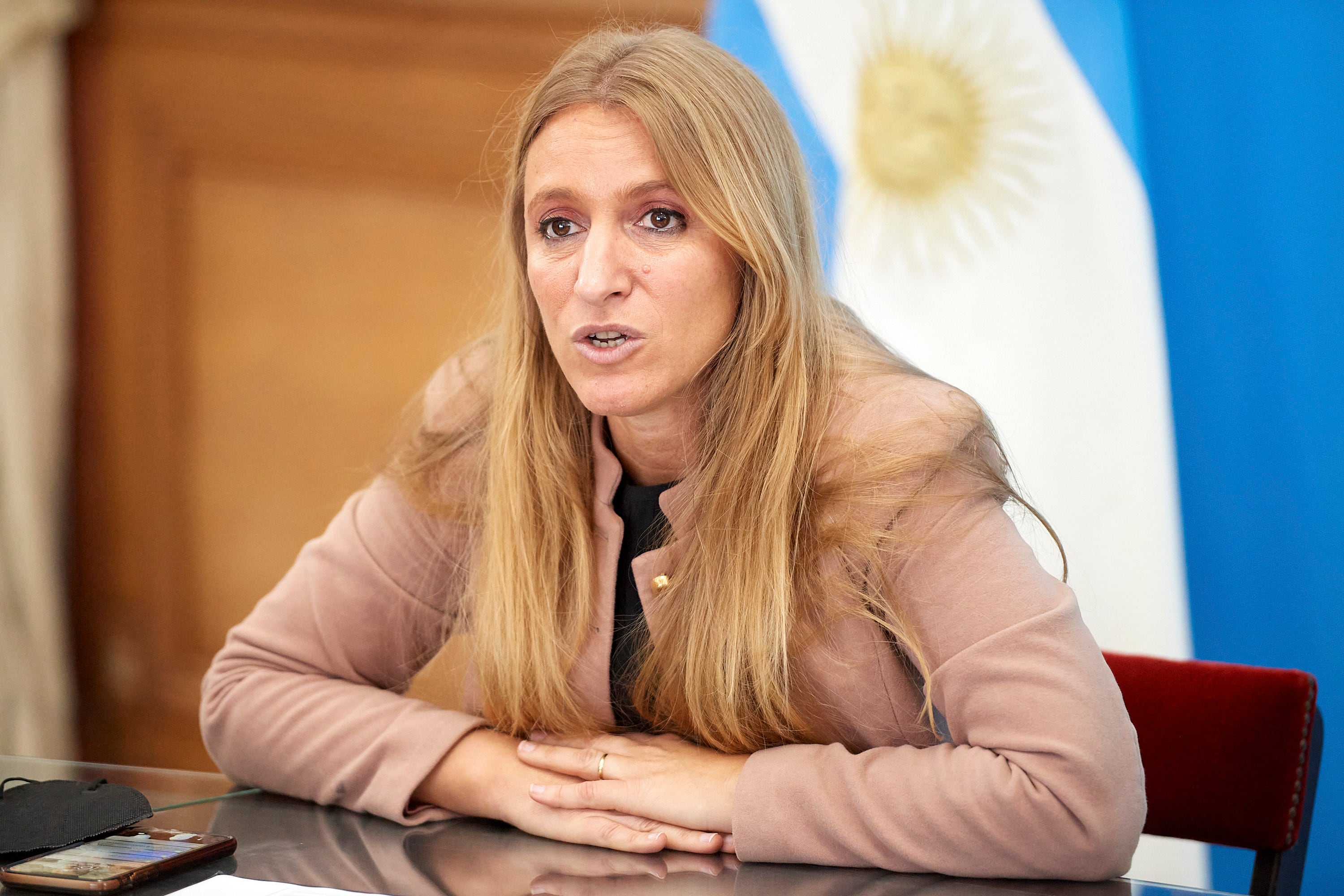 Florencia Carignano, titular de la Dirección Nacional de Migraciones.