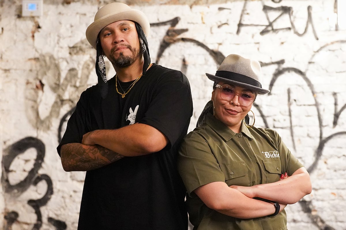 Kid Boogie y Zuce Morales en el final del evento Actitud Funky. Fotografía: Elina Costilla