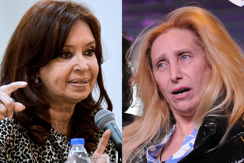 Cristina Kirchner y Karina Milei, una en cada esquina.
