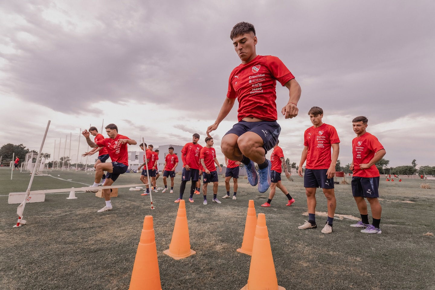 Entrenamiento de Independiente.