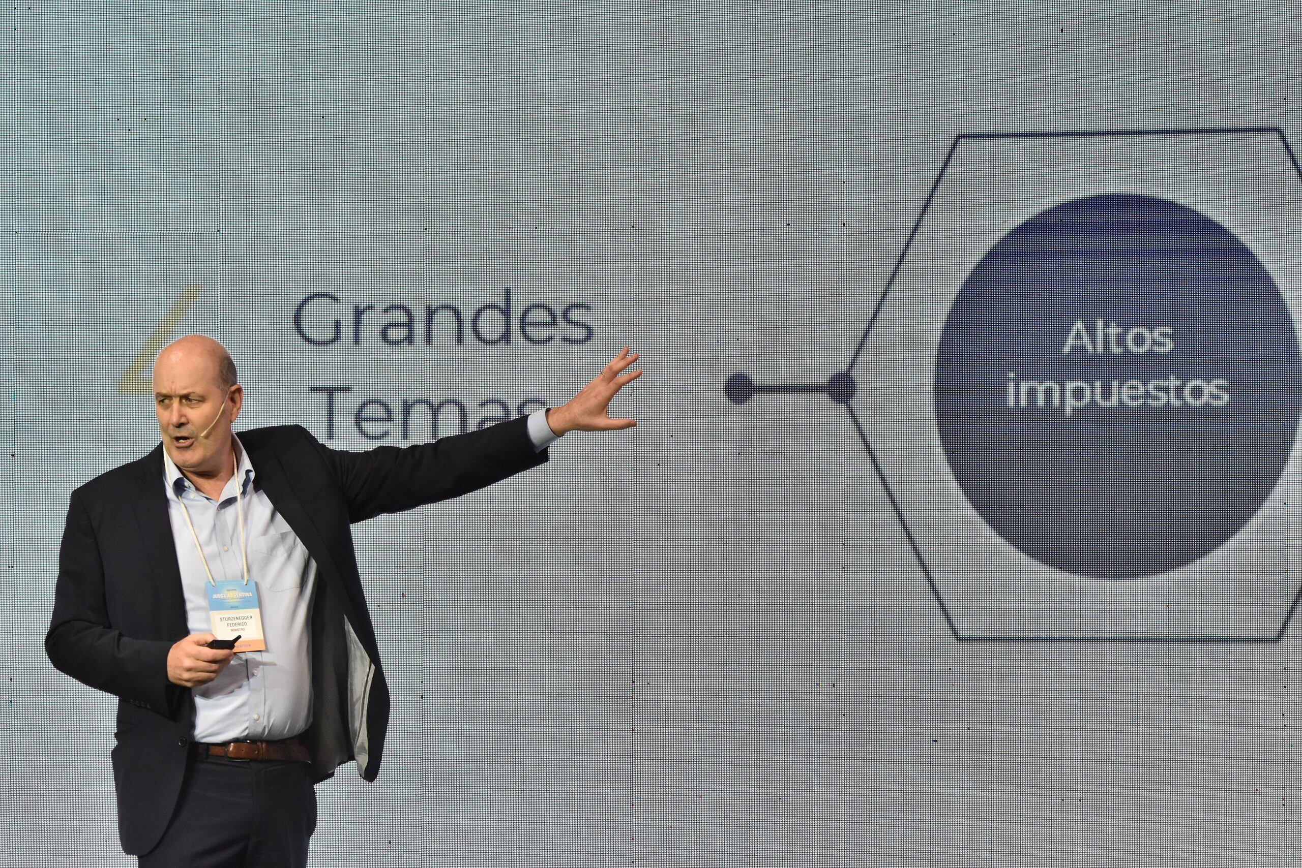 Sturzenegger, ante CEOs, en Idea.