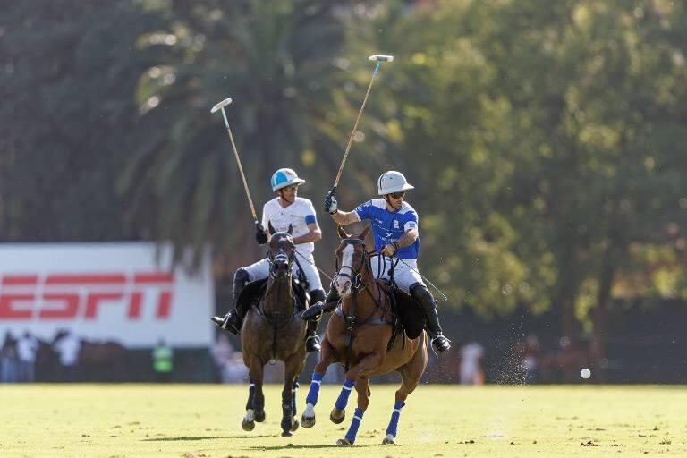 El duelo fue muy parejo en la cancha 1 de Palermo