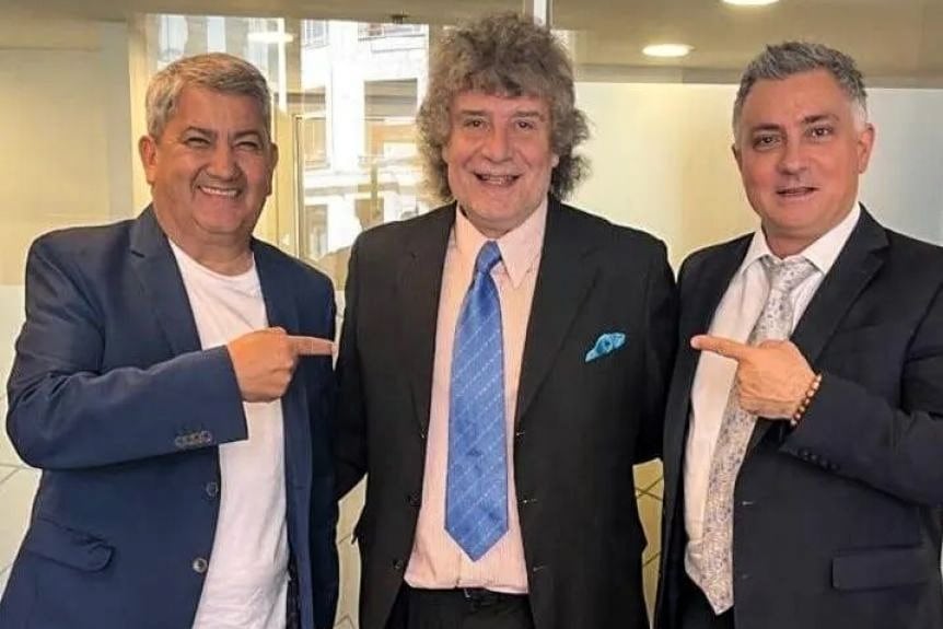 Ramón Vera, Daniel Mollo y Sebastián Pareja. 
